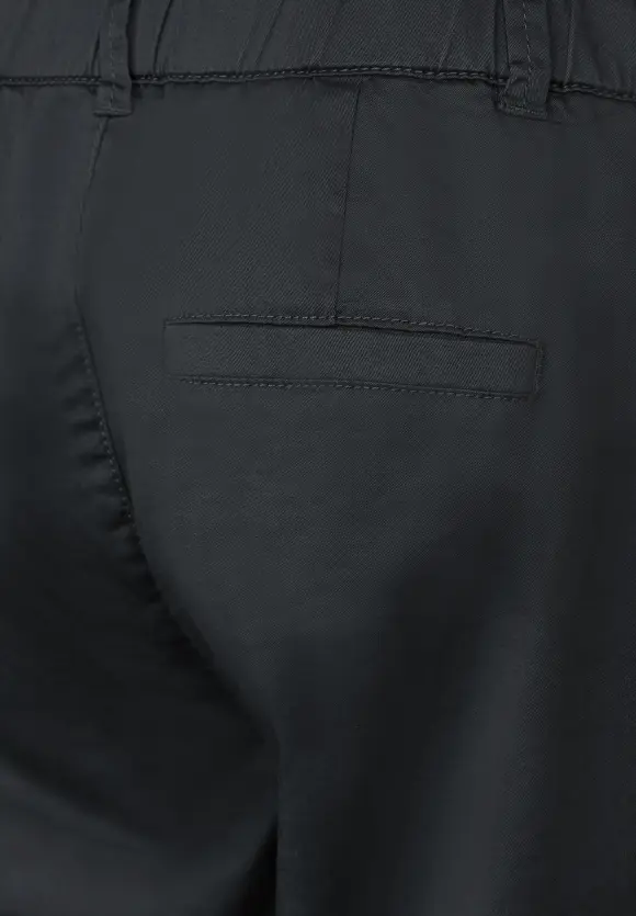 Casual Fit Chinohose - dark stone grey