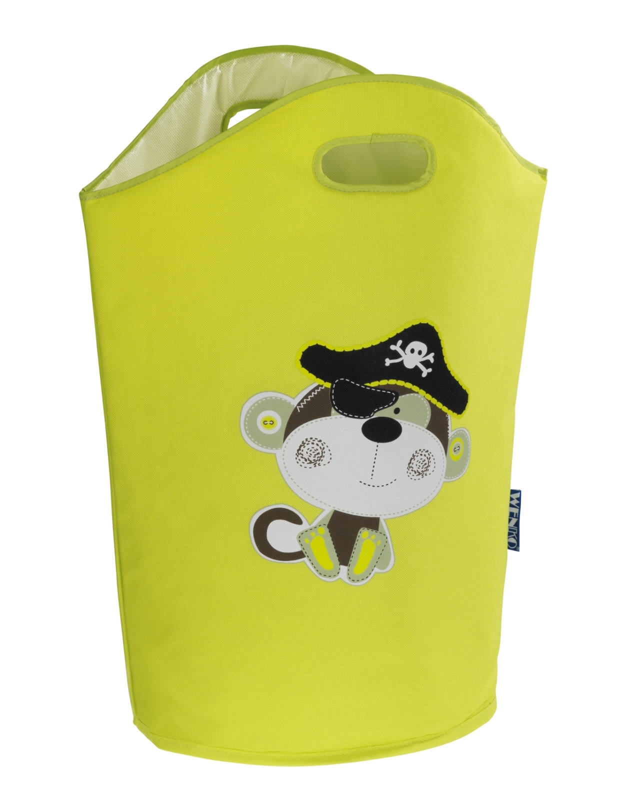 WENKO Wäschesammler KIDS ANTON - grün - 24 Liter