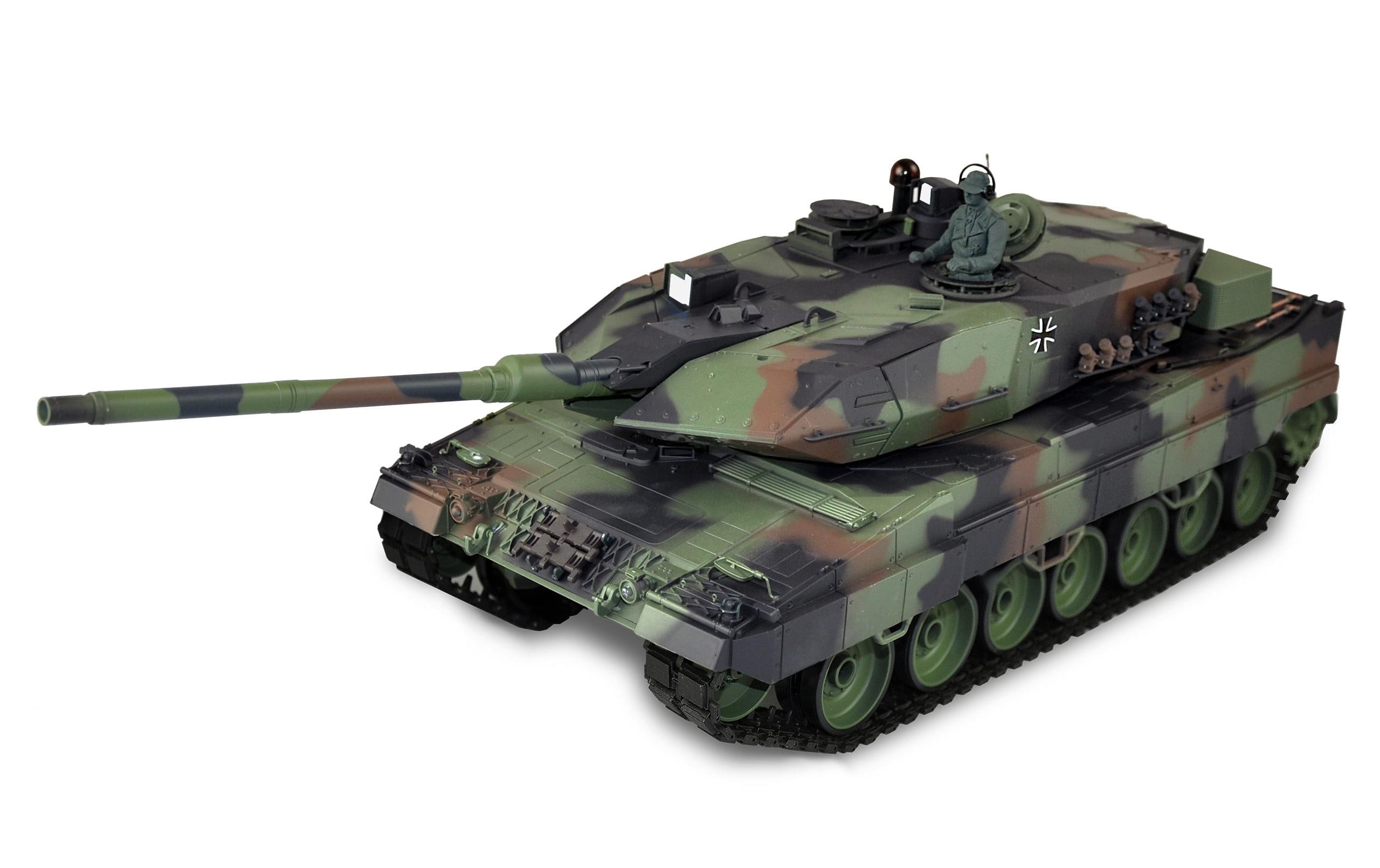 Panzer Leopard 2A6 Advanced Line 7.0, 1:16, RTR<br>Ferngesteuerter Leopard Panzer mit Schussfunktion