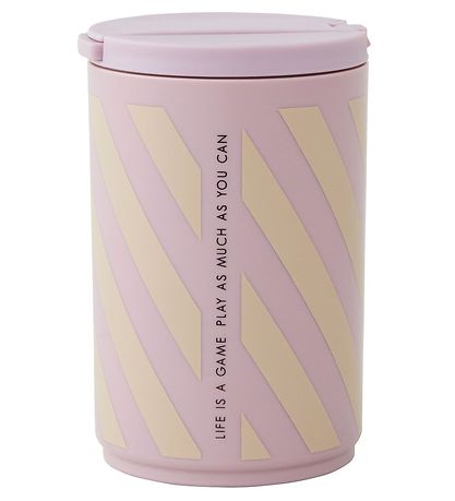 Design Letters Becher m. Strohhalme - Kids - 330 ml - Lavendel S