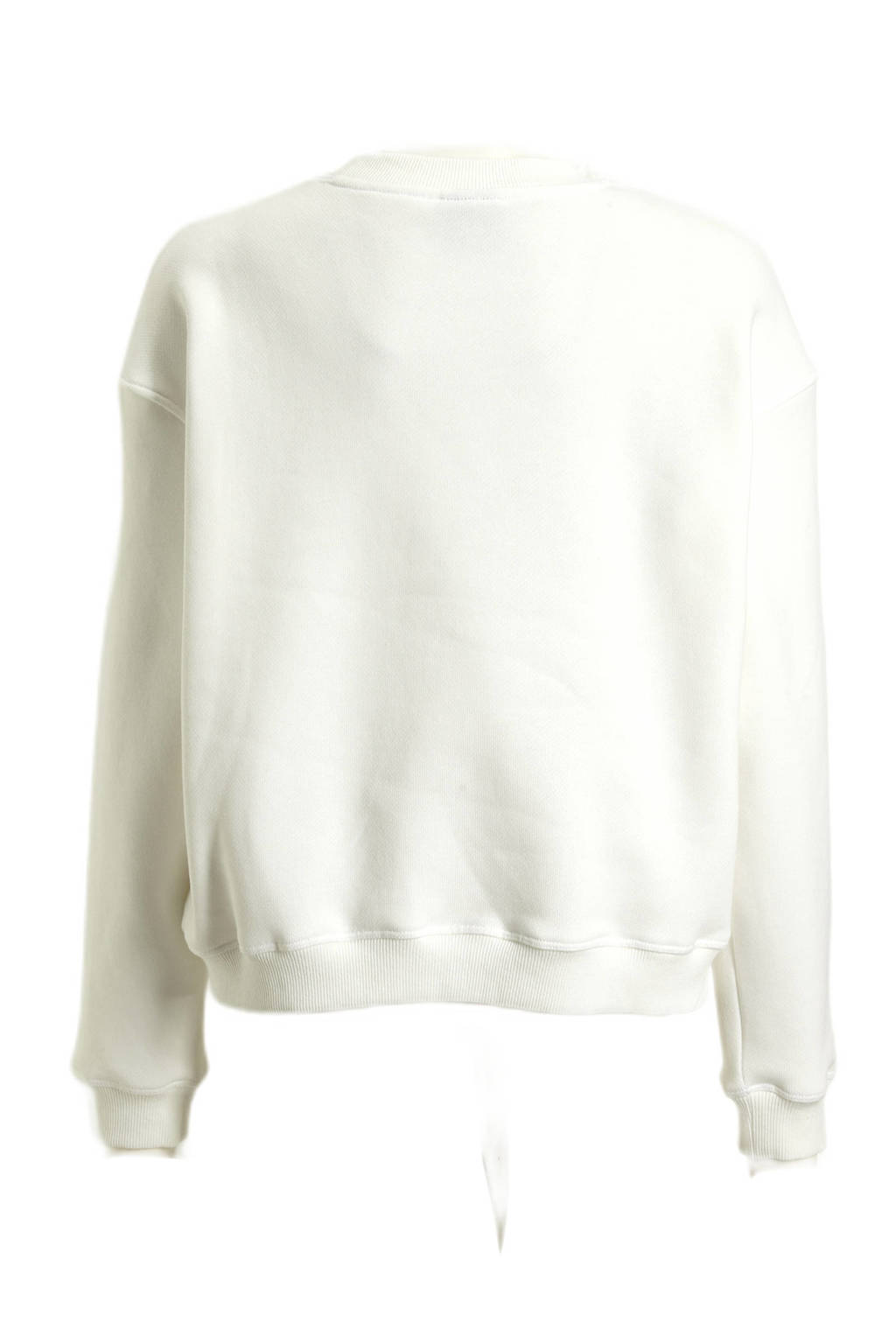 BLACK BANANAS sweater JR. VIBES met printopdruk wit/blauw/roze