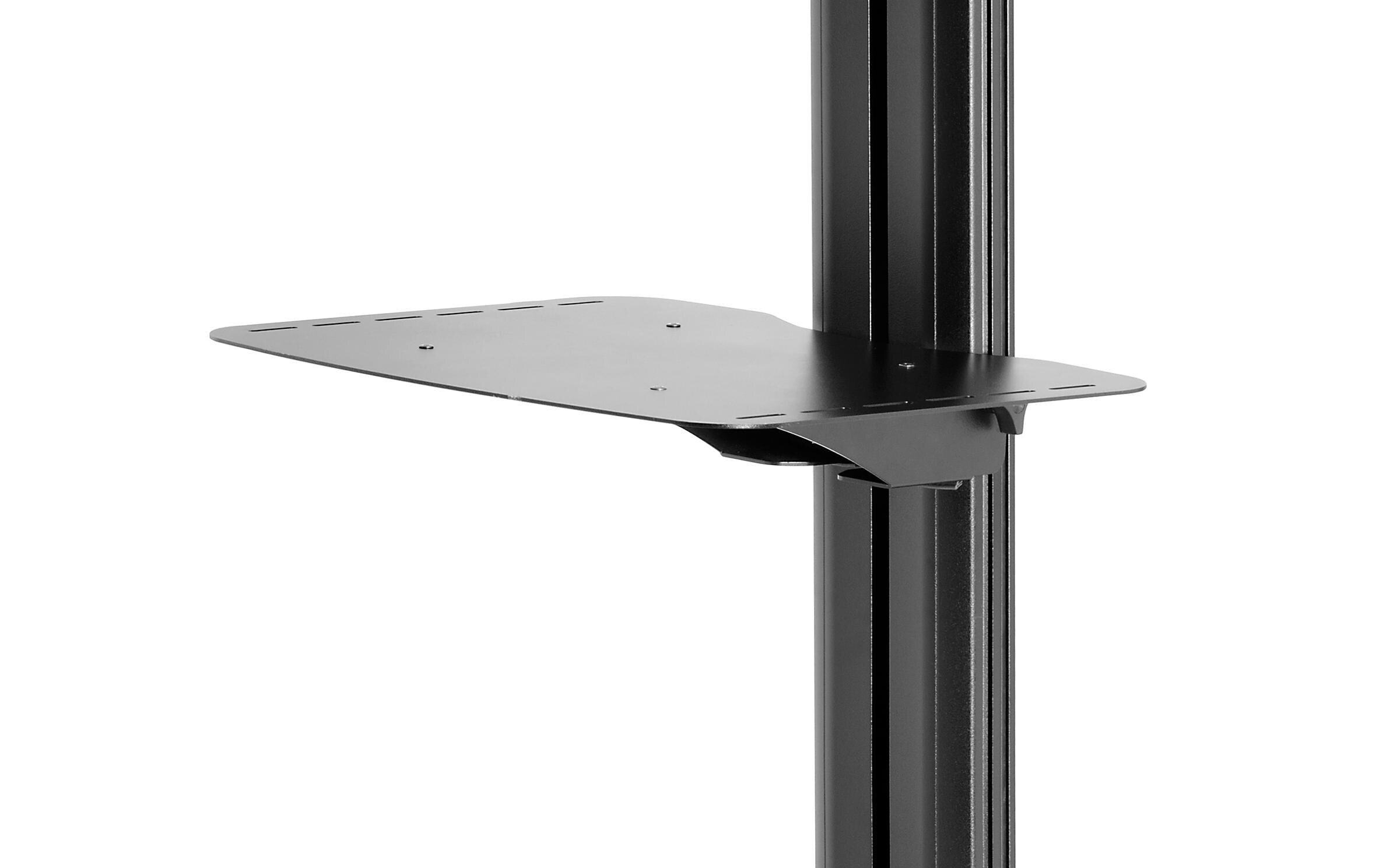 Tablar ACC-MS Metall für Ständer/Trolleys (SR/SS)<br>SmartMount Metallregal Für Rollwagen oder Ständer von Peerless-AV