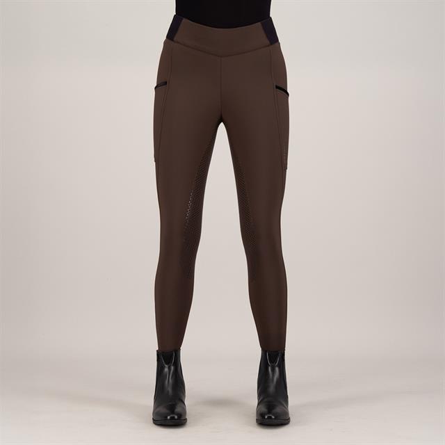 Paardrijlegging HV POLO HVPEstrelle Full Grip Donkerbruin