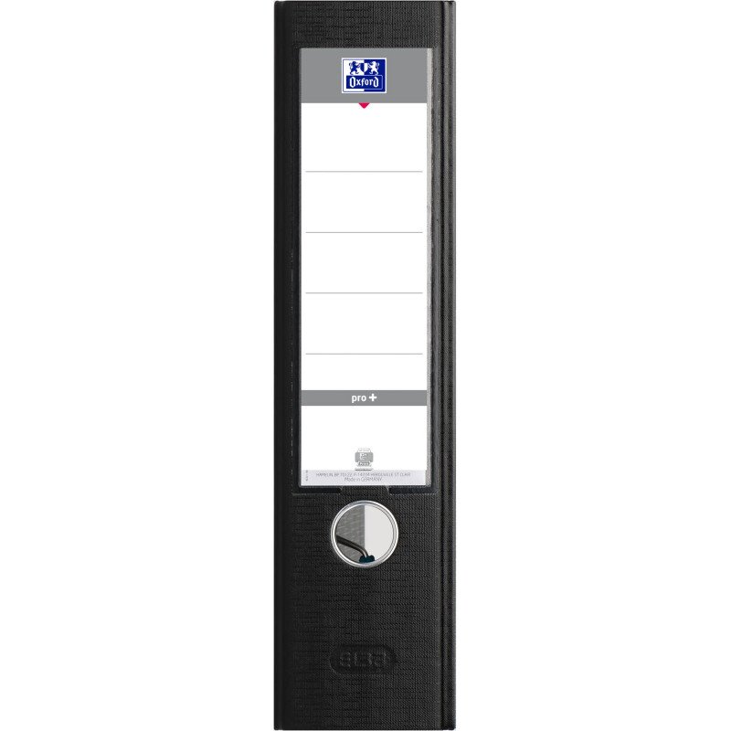 Classeur à levier plastifié Oxford A4 - Dos 8 cm