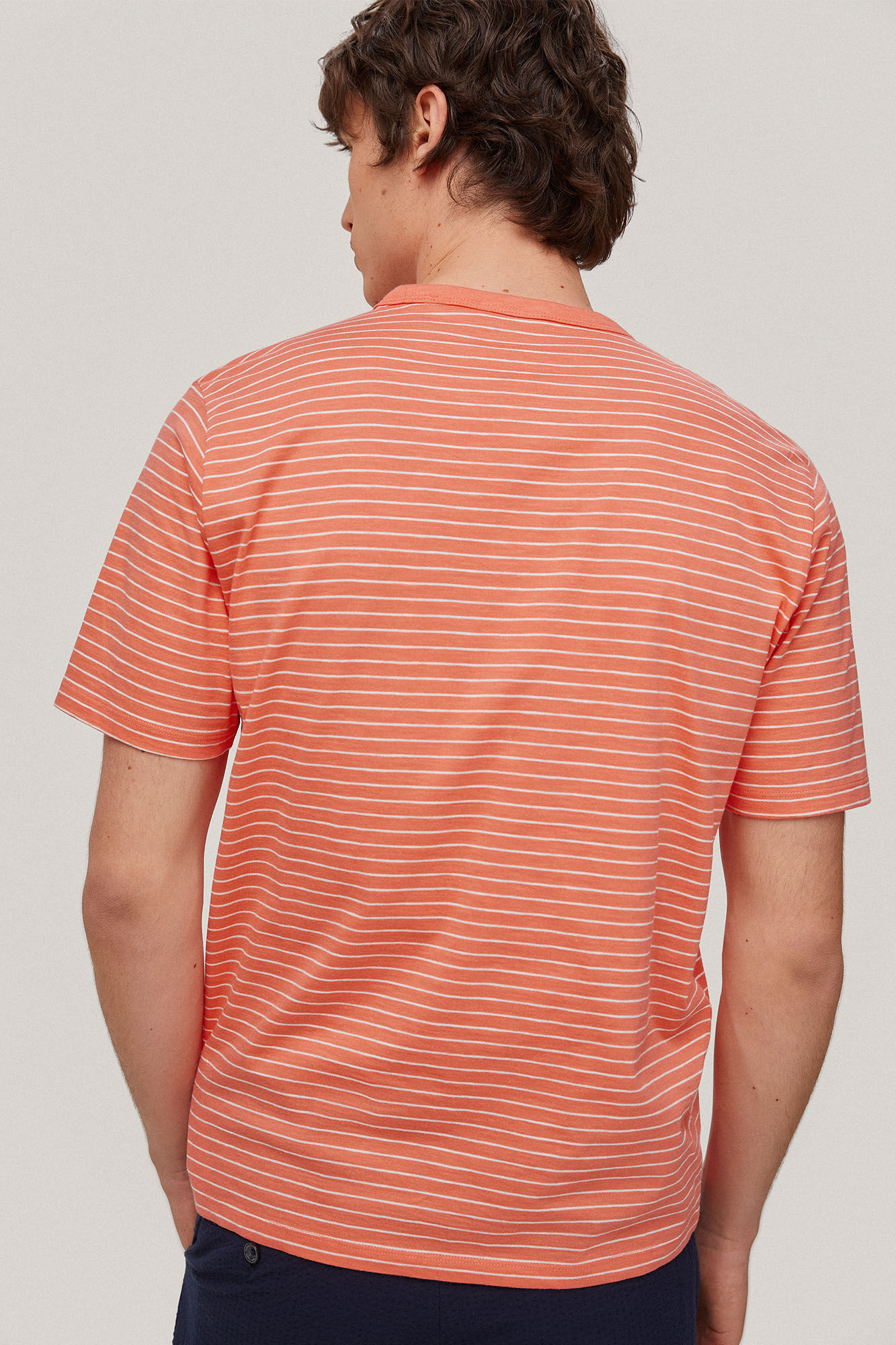 Camiseta listrada - Vermelha