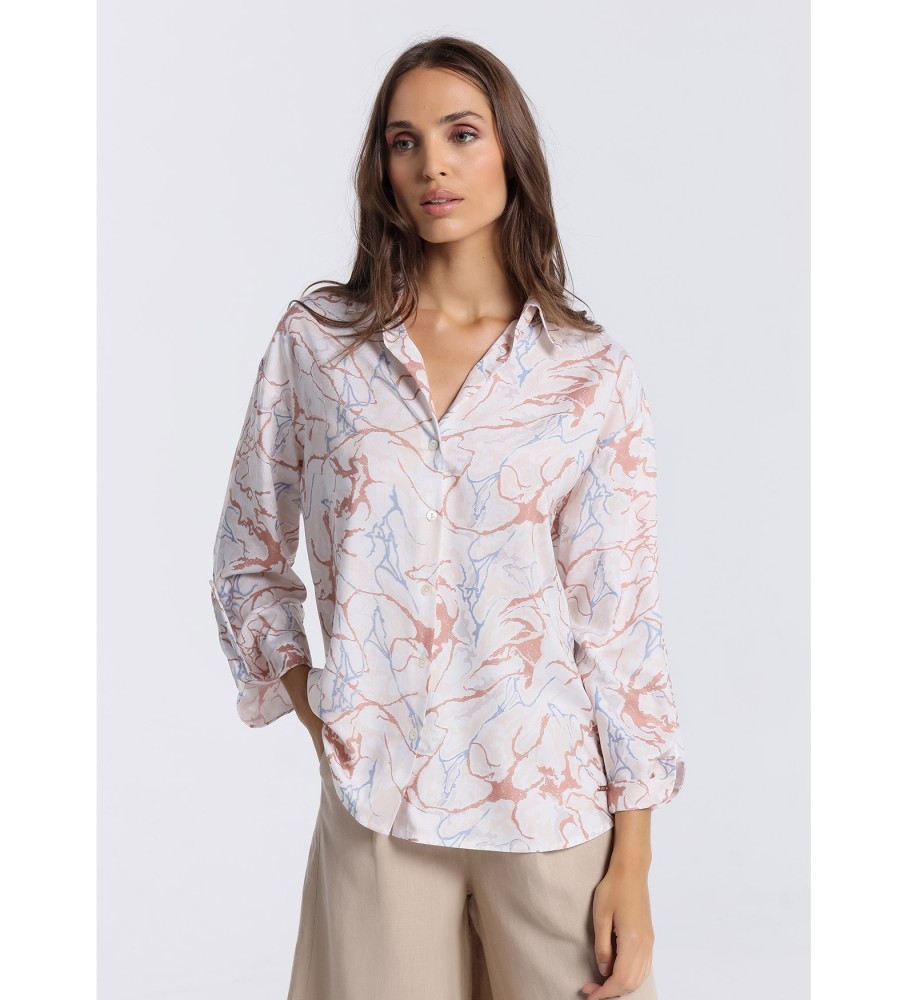 Victorio & Lucchino, V&L Blusa larga branca com estampa mangá