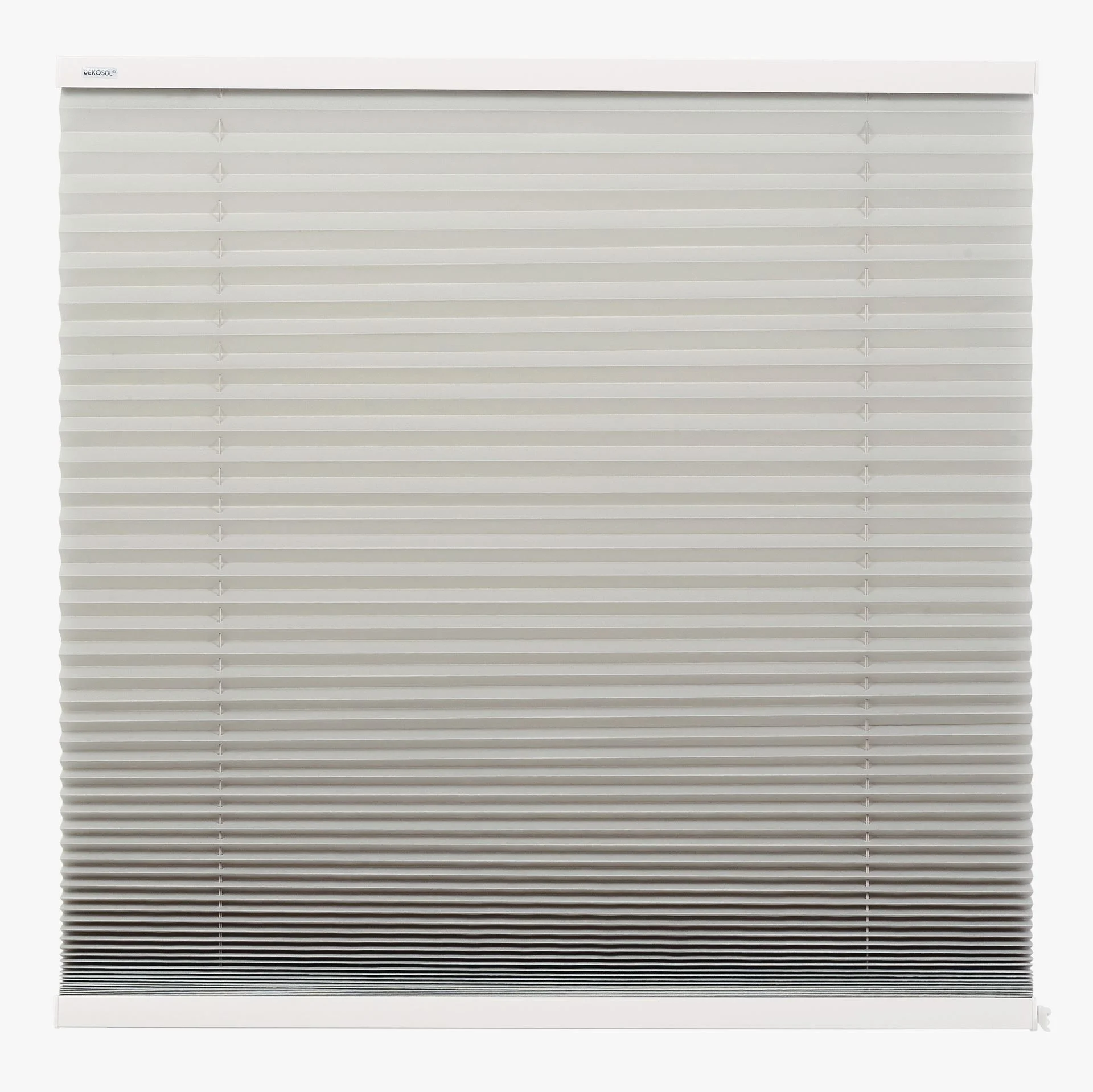 Lysfiltrerende plisségardin hvit - 120x160 cm