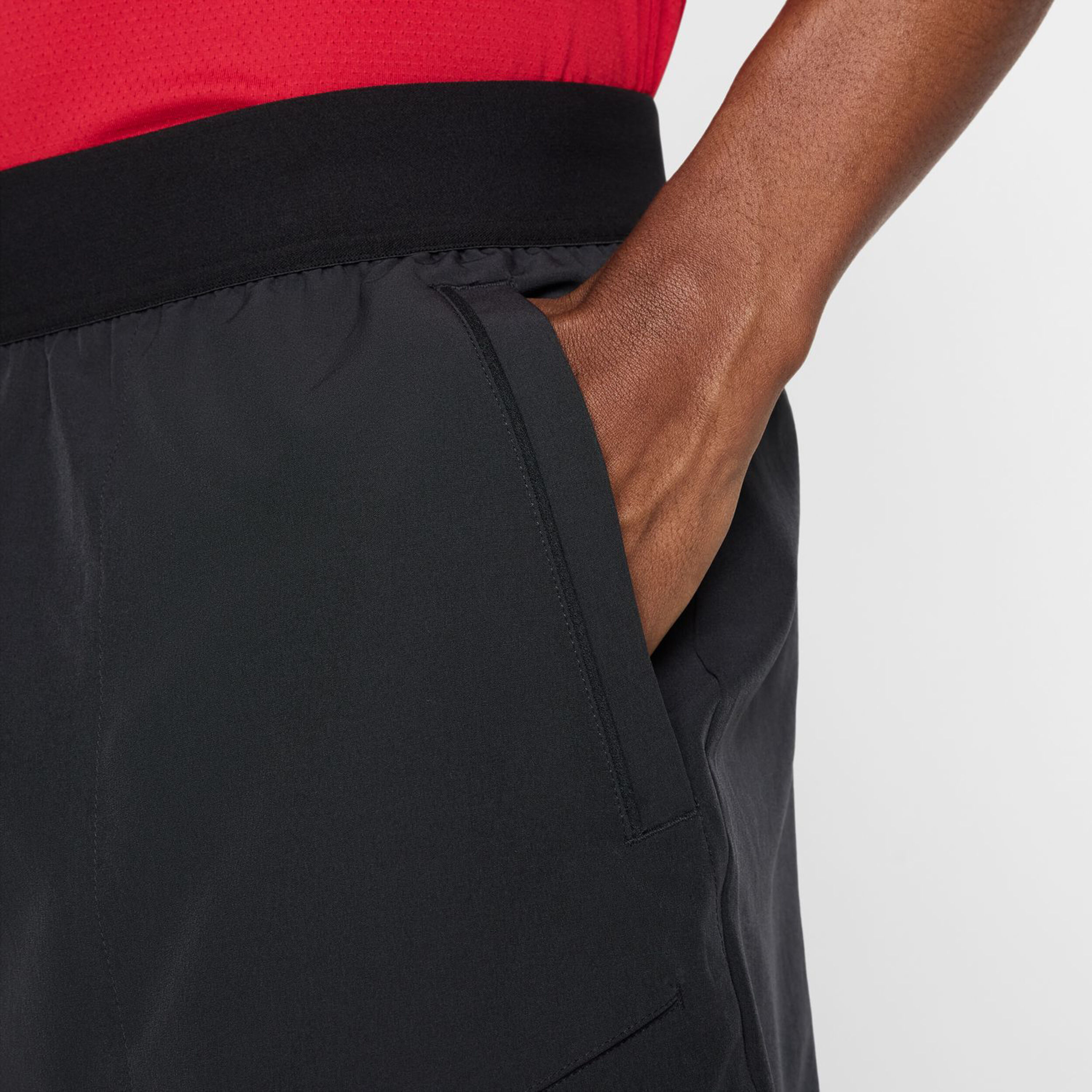 Nike Court Dri-Fit Advantage 6in Shorts Hommes - Noir , Blanc