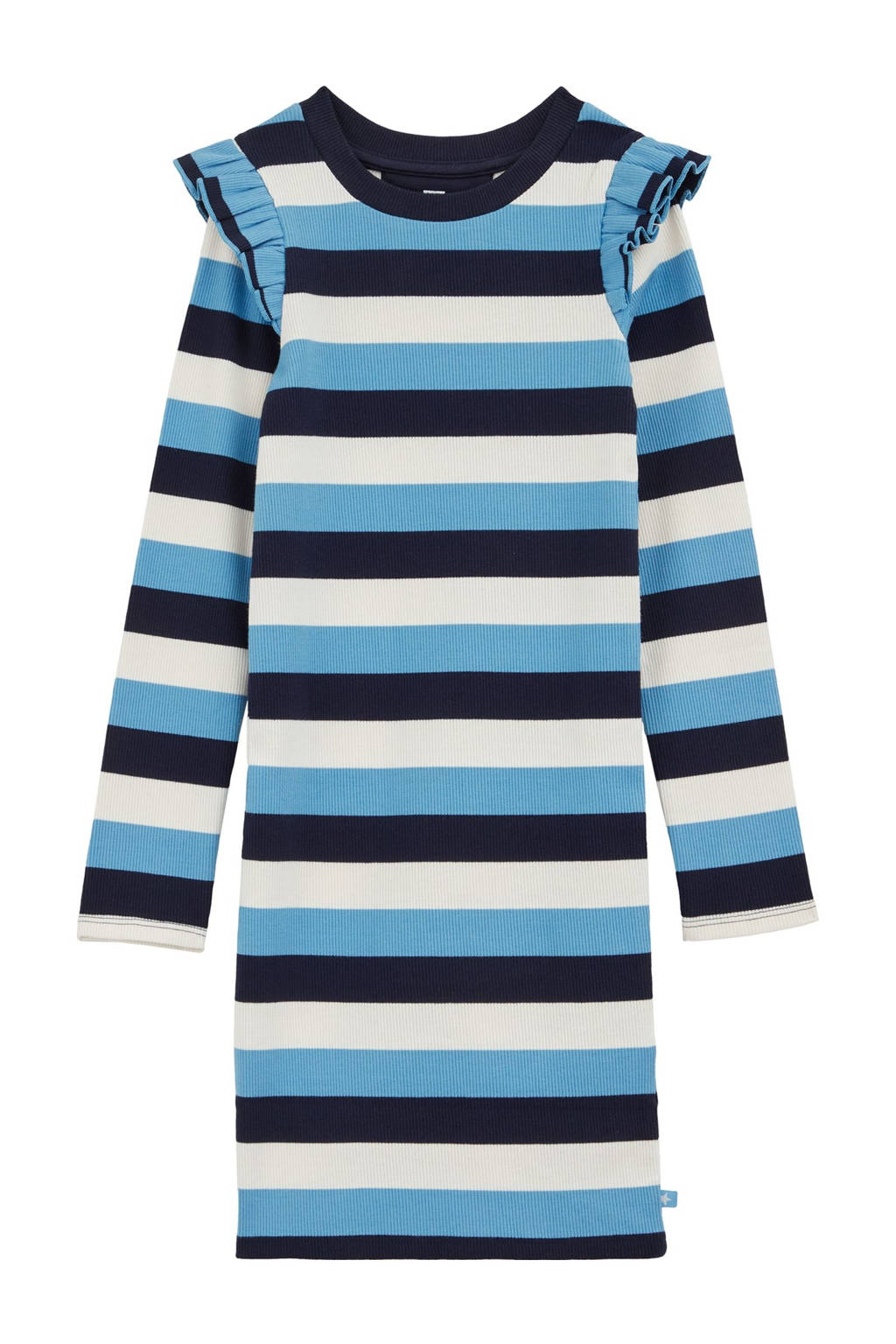 WE Fashion korte jurk blauw