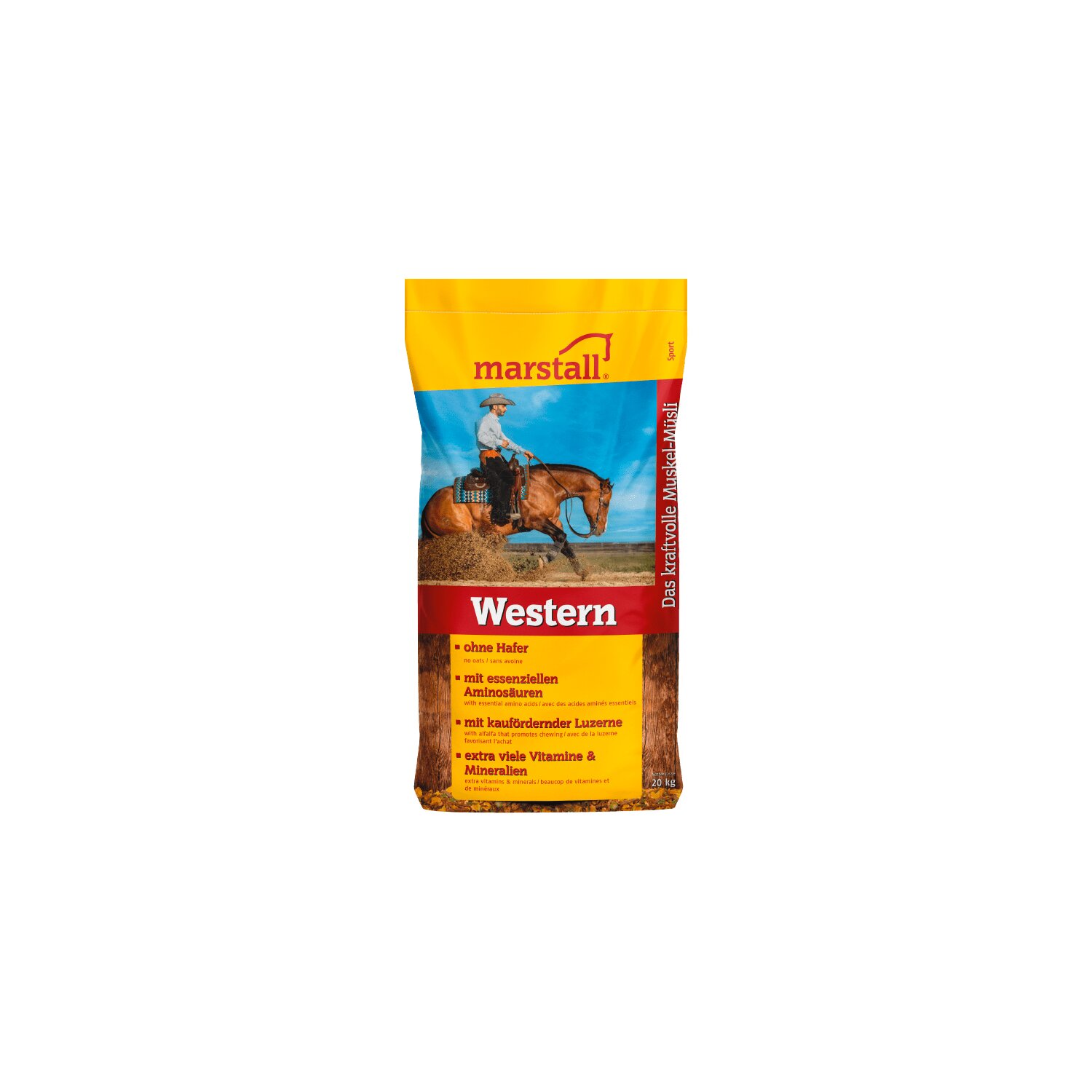 marstall Western Struktur Müsli  - 20 kg