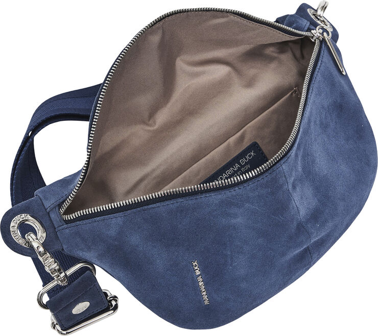 Mandarina Duck MELLOW VELVET BUM BAG / CHINA BLUE China blue