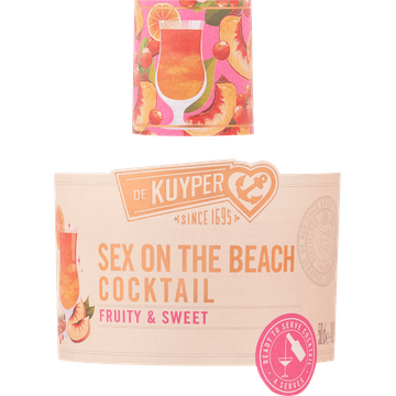 De Kuyper - Sex on the Beach Cocktail - Fruity & Sweet - 500ML