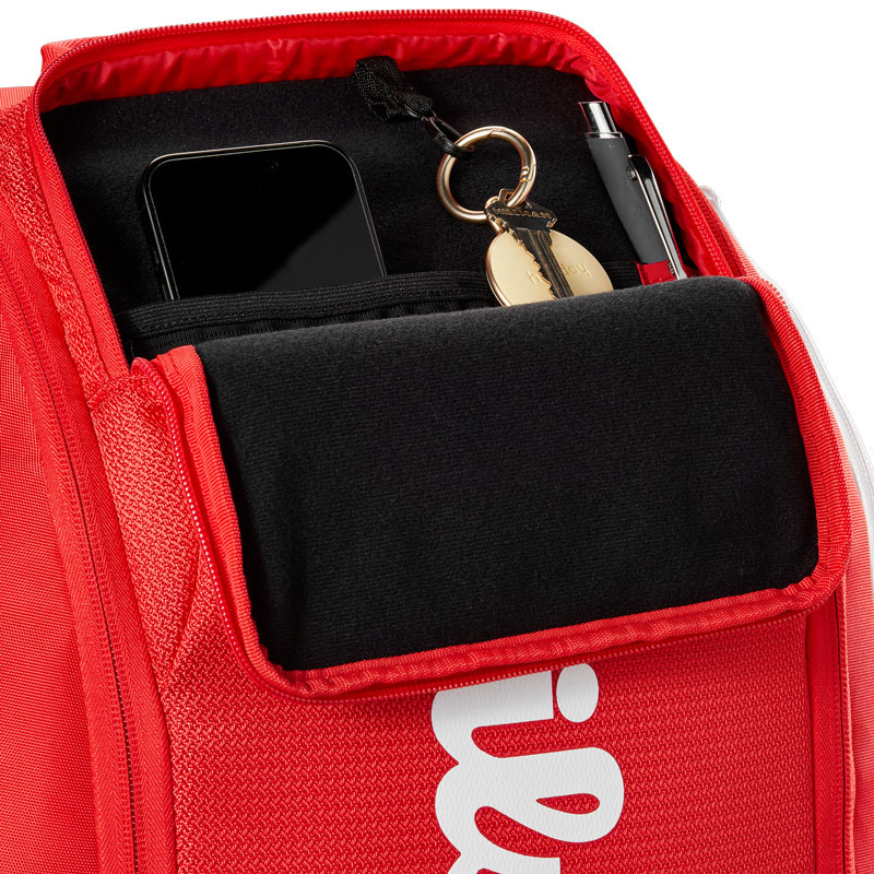Sac à dos tennis Wilson Super Tour Backpack rouge