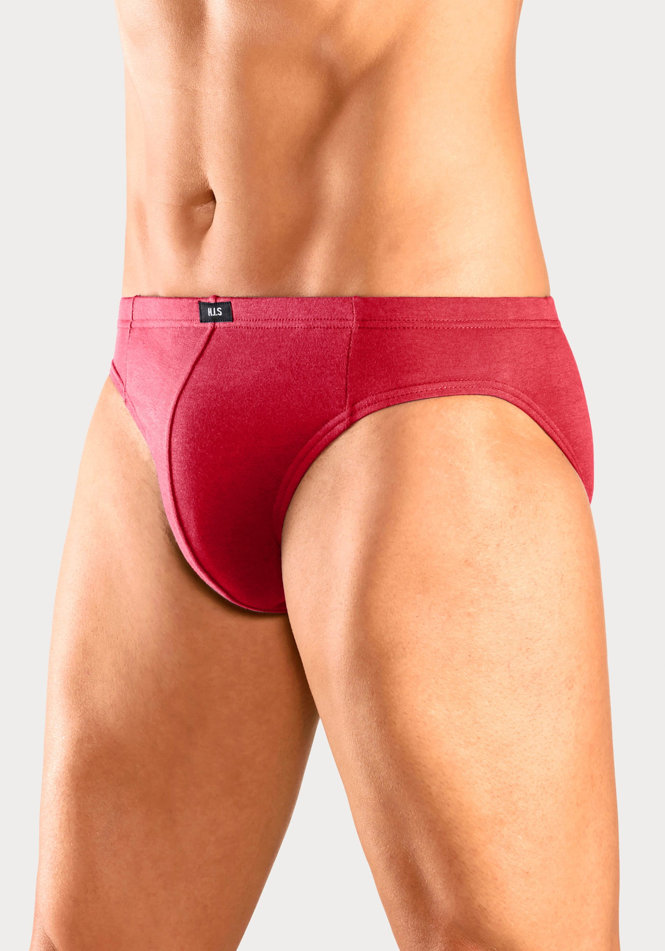 H.I.S Slip in rot, blau, marine, khaki, grau-meliert, weiß, schwarz