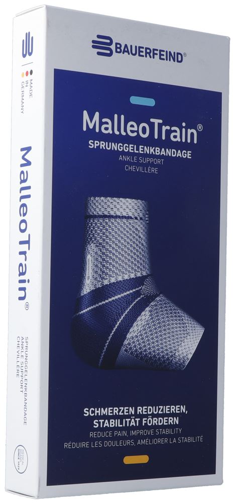 Bauerfeind MalleoTrain Aktivbandage Gr3 links titan 1 Stk