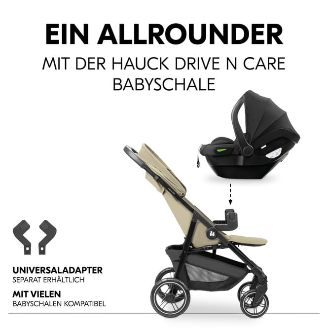 Hauck - Buggy Shop N Care - Olivgrün