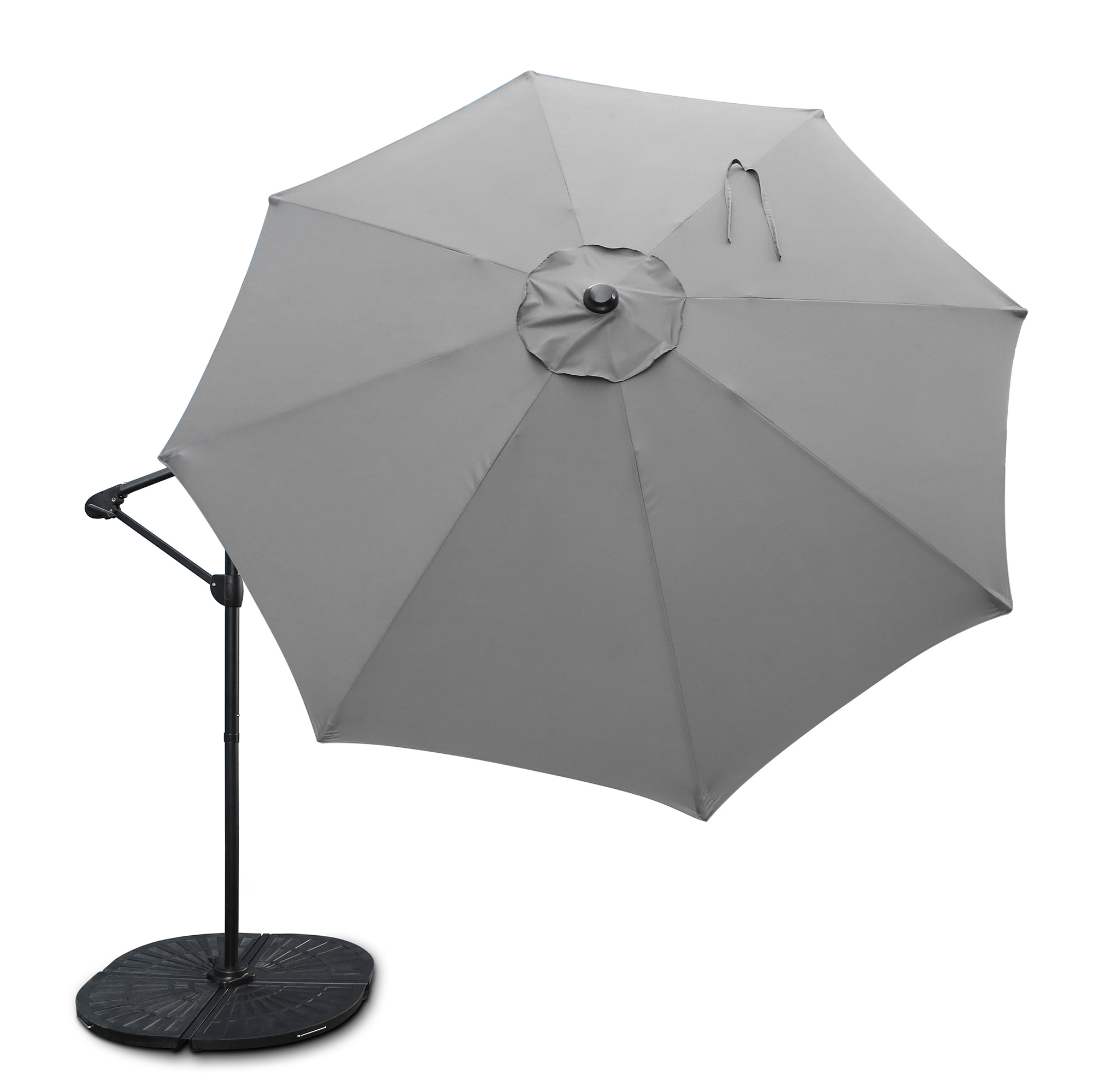 Sonnenschirm 'Tenderson' grau, Ø 300 cm, H 230 cm günstig bestellen