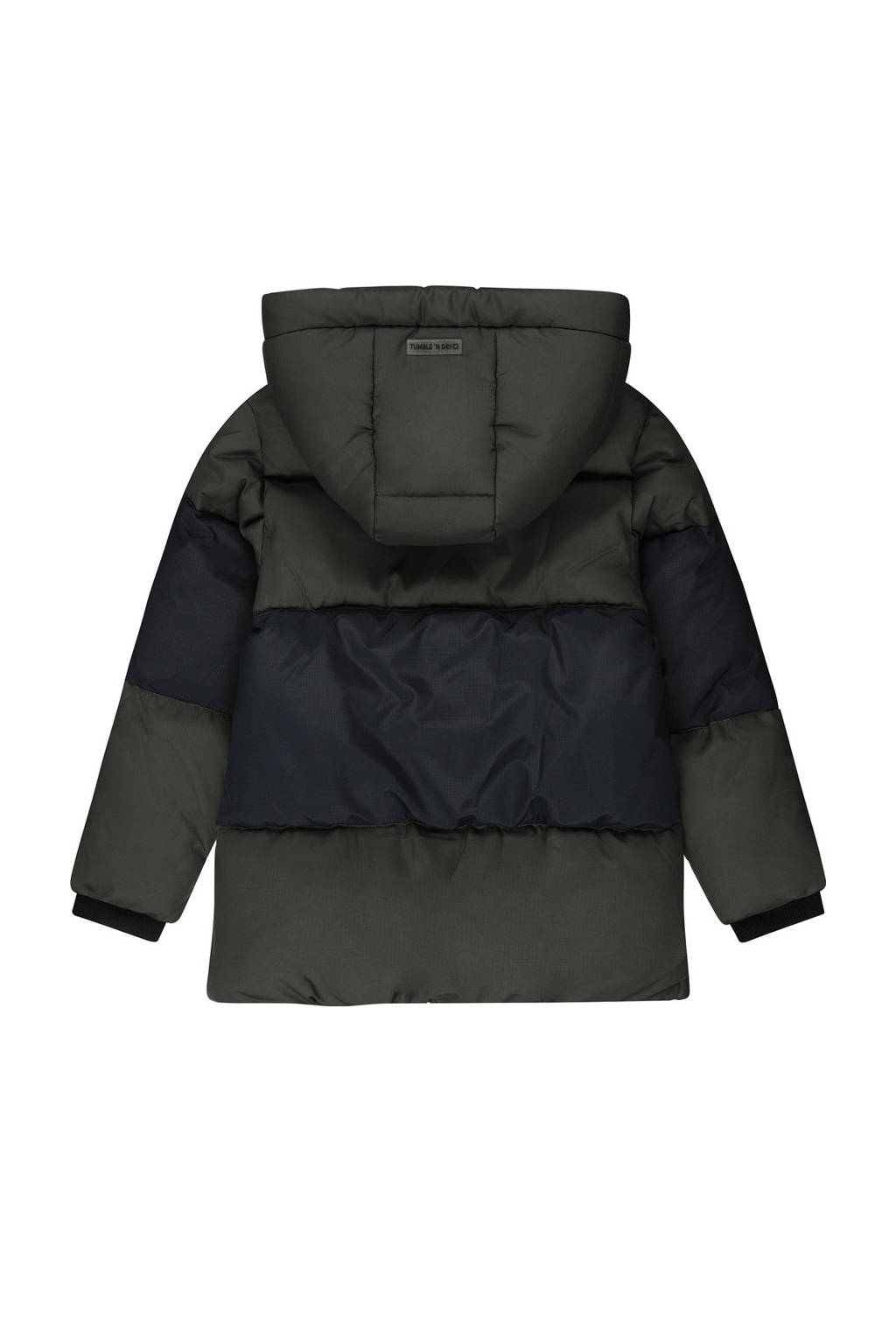 Tumble 'n Dry gewatteerde winterjas Leipzig groen/zwart
