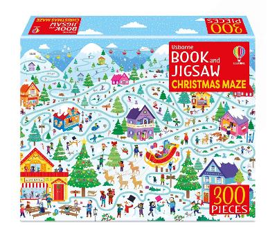 Usborne Book and Jigsaw Christmas Maze - Usborne Book and Jigsaw (Paperback)