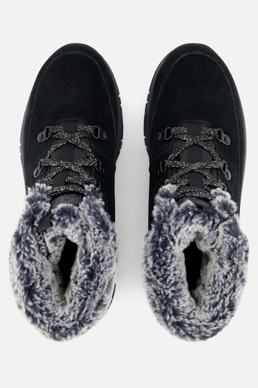 Skechers Trego Veterboots zwart Suede