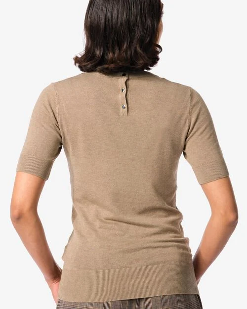 pull maillé Fally pour femmes beige
