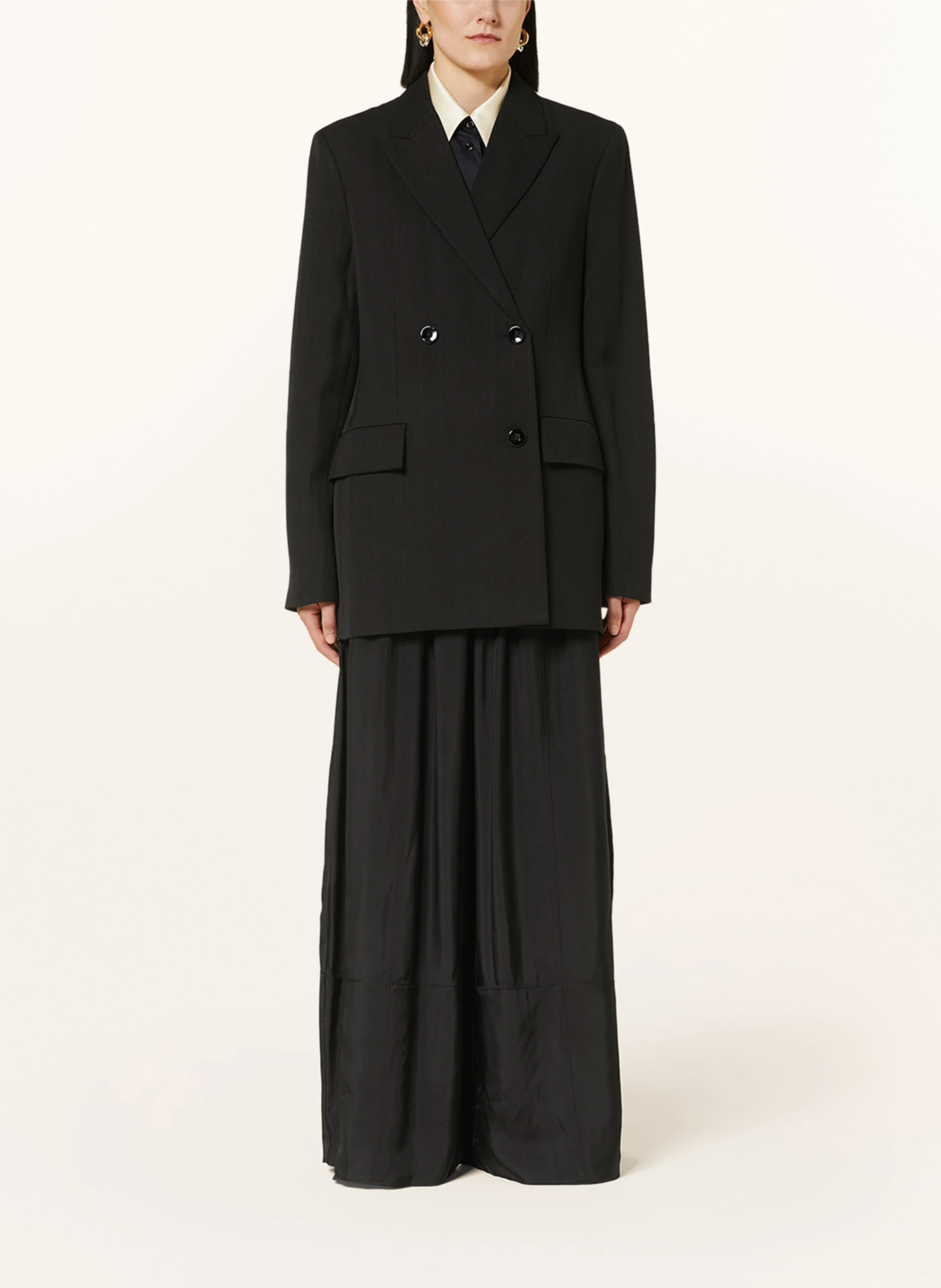 JIL SANDER Longblazer mit Seide