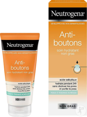Neutrogena Anti-Boutons Soin Hydratant Non-Gras Peaux À Imperfections Tube 50ml