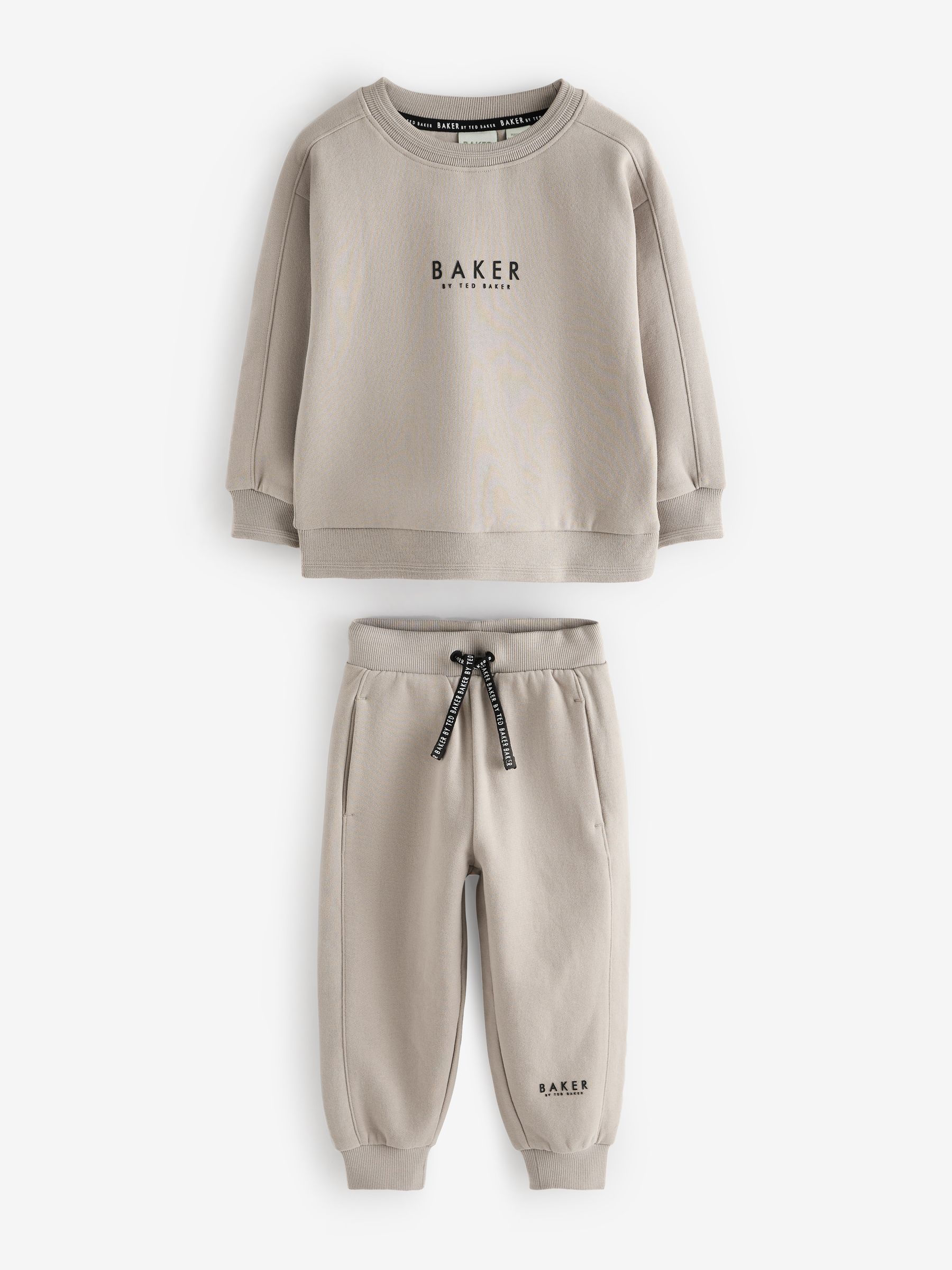 Pastelgeel - Baker by Ted Baker set met sweatshirt en joggingbroek