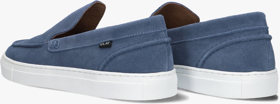 CLAY blauwe clay loafers shn2311