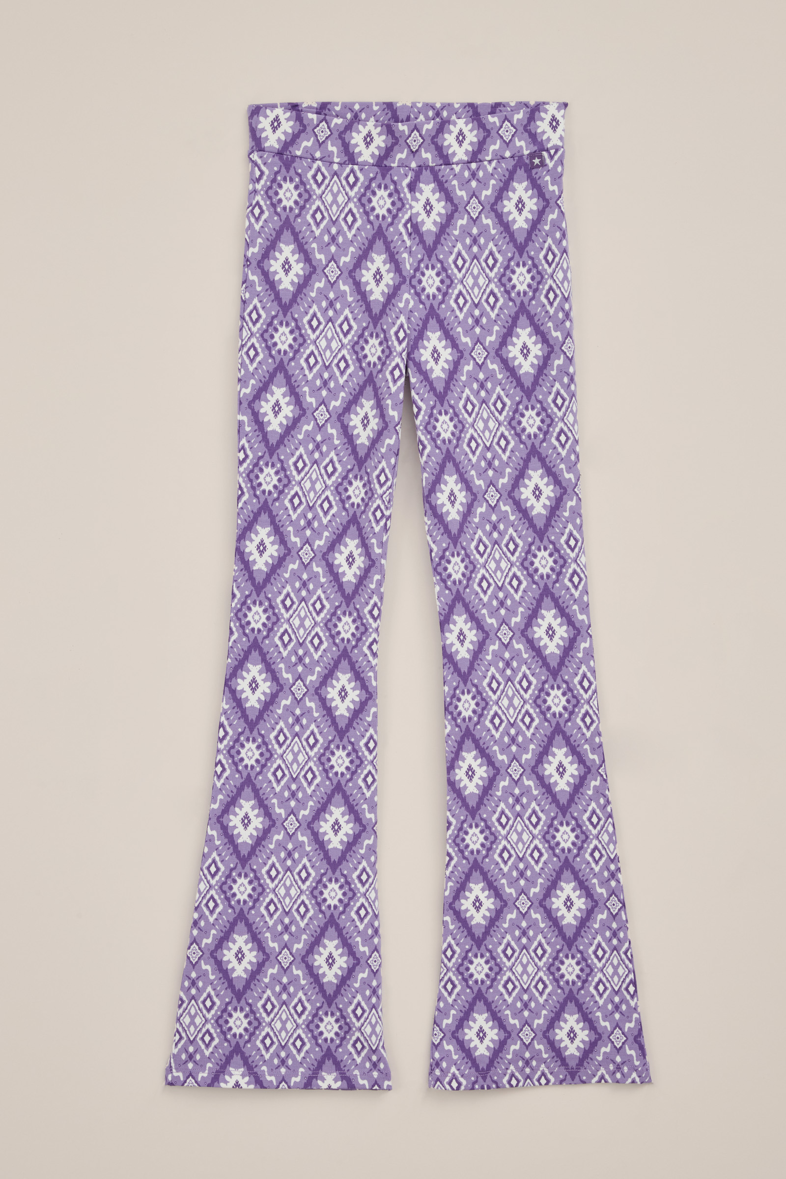 Meisjes flared legging met dessin WE Fashion All-over print