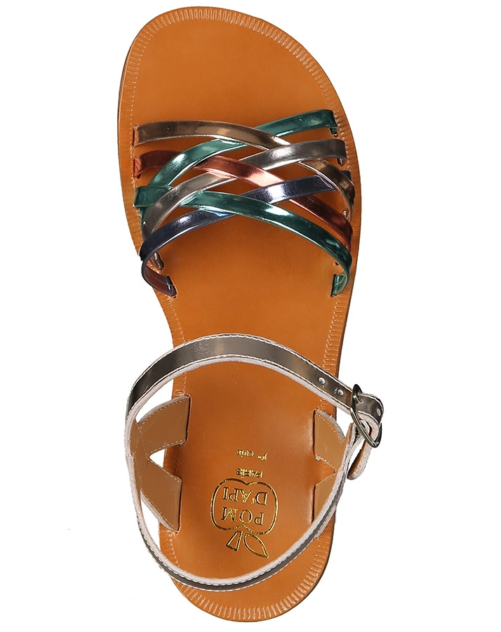 Sandalen LUX METALLIC in bunt