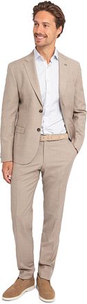 Suitable Strato Toulon Kostuum Wol Beige SPE241028TO12ST-820 kopen