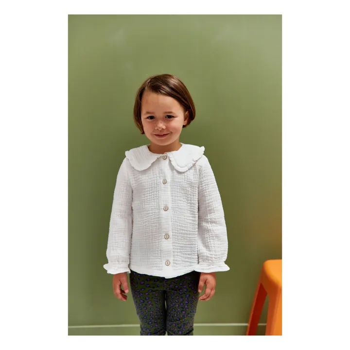Frangin Frangine Chemise Coton Bio Nicole | Blanc