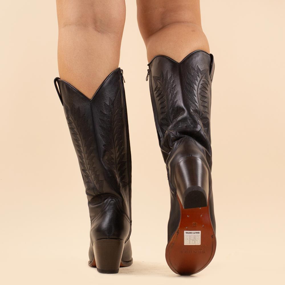 Sendra cowboyboots 19097 negro