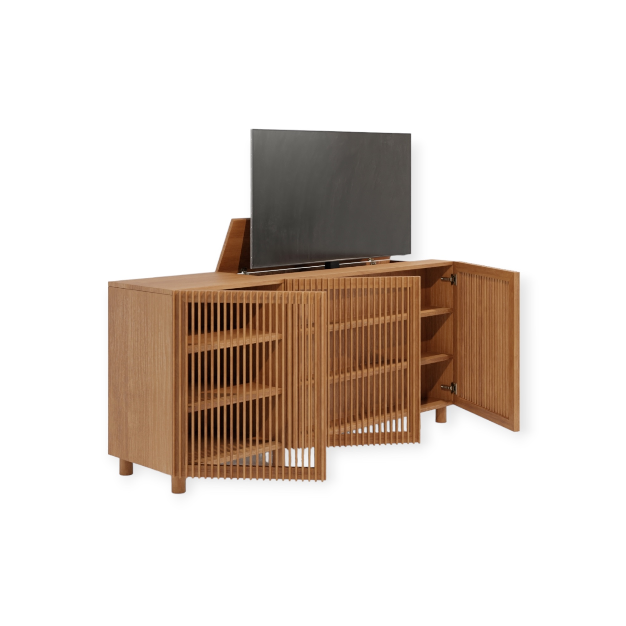 TV lift meubel Bohemian 43 inch 3 deurs