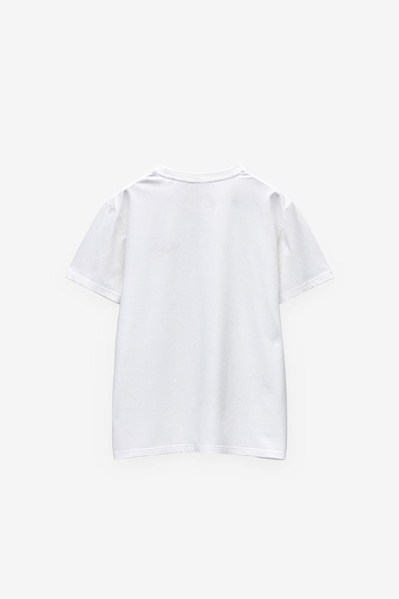 T-SHIRT COM BADGE
