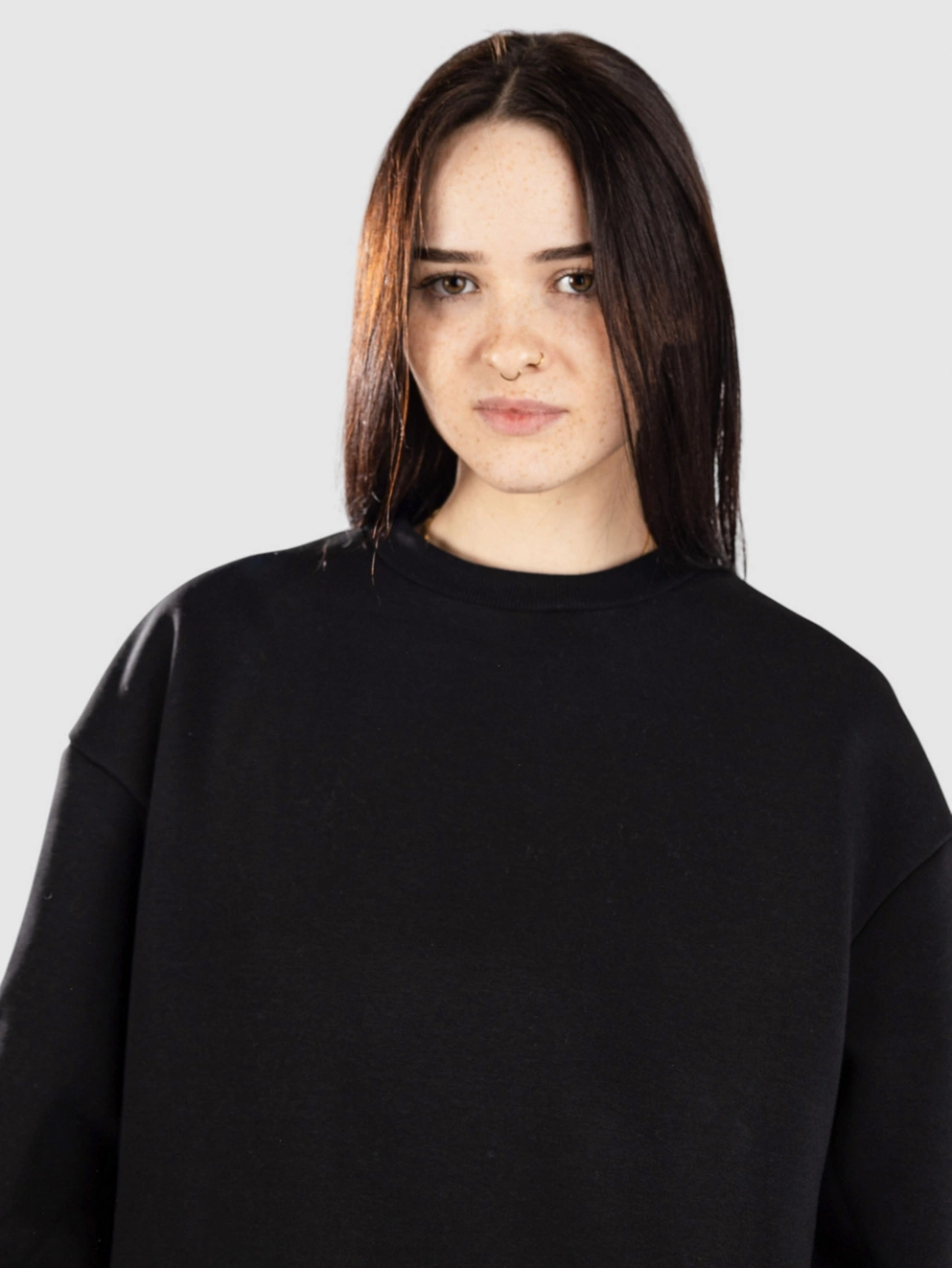 Urban Classics Fluffy Crewneck Sweater black