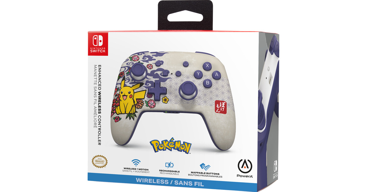 PowerAEnhanced Wireless Controller for Nintendo Switch - Pokémon Blossom