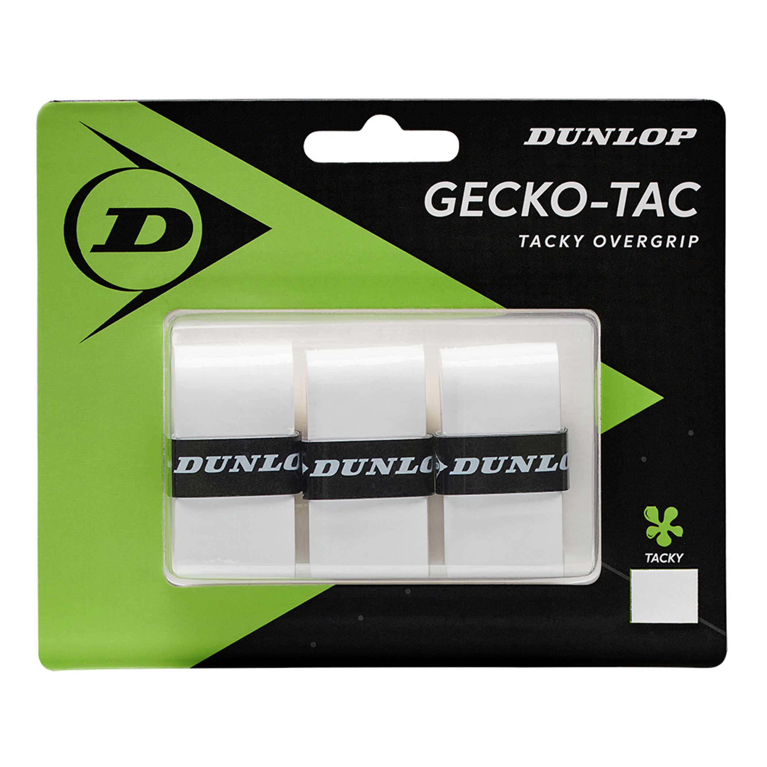 Dunlop Gecko-Tac Pack De 3 - Blanc
