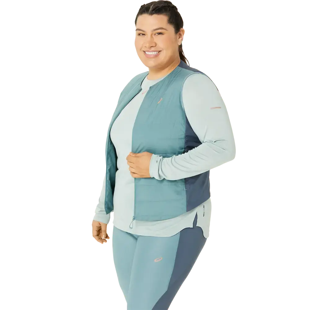 ASICS Nagino Gewatteerd Hardloopvest Blauw Dames
