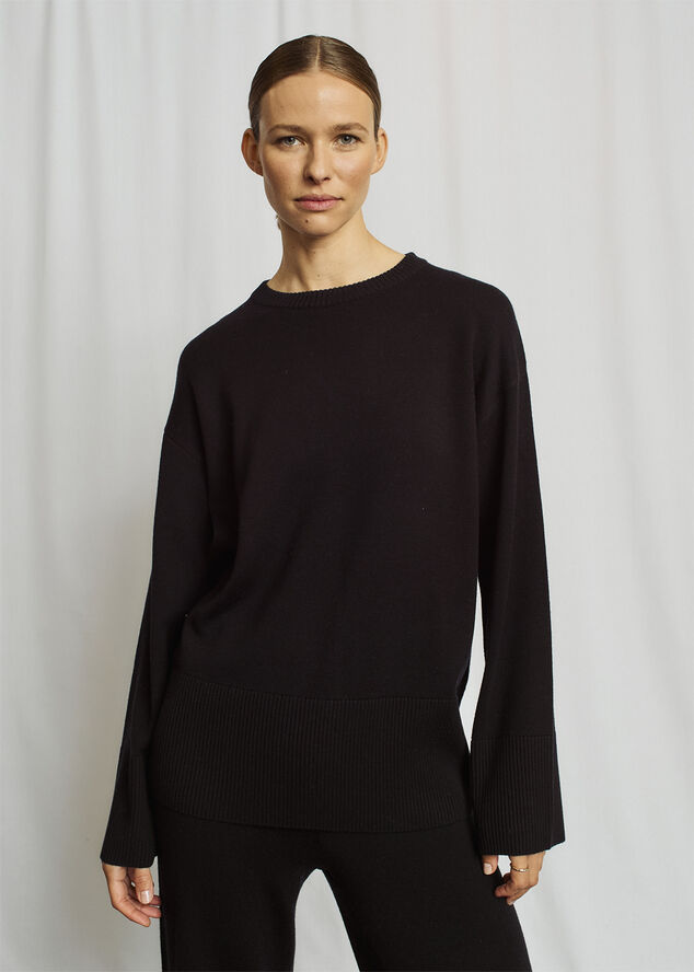 Bruun & Stengade BS Adalyn Knitwear - Merino Wool Blend Black