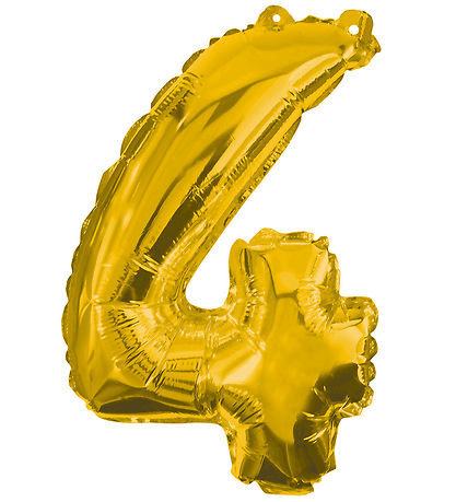 Decorata Party Folienballon - 85 cm - Nr. 4 - Gold