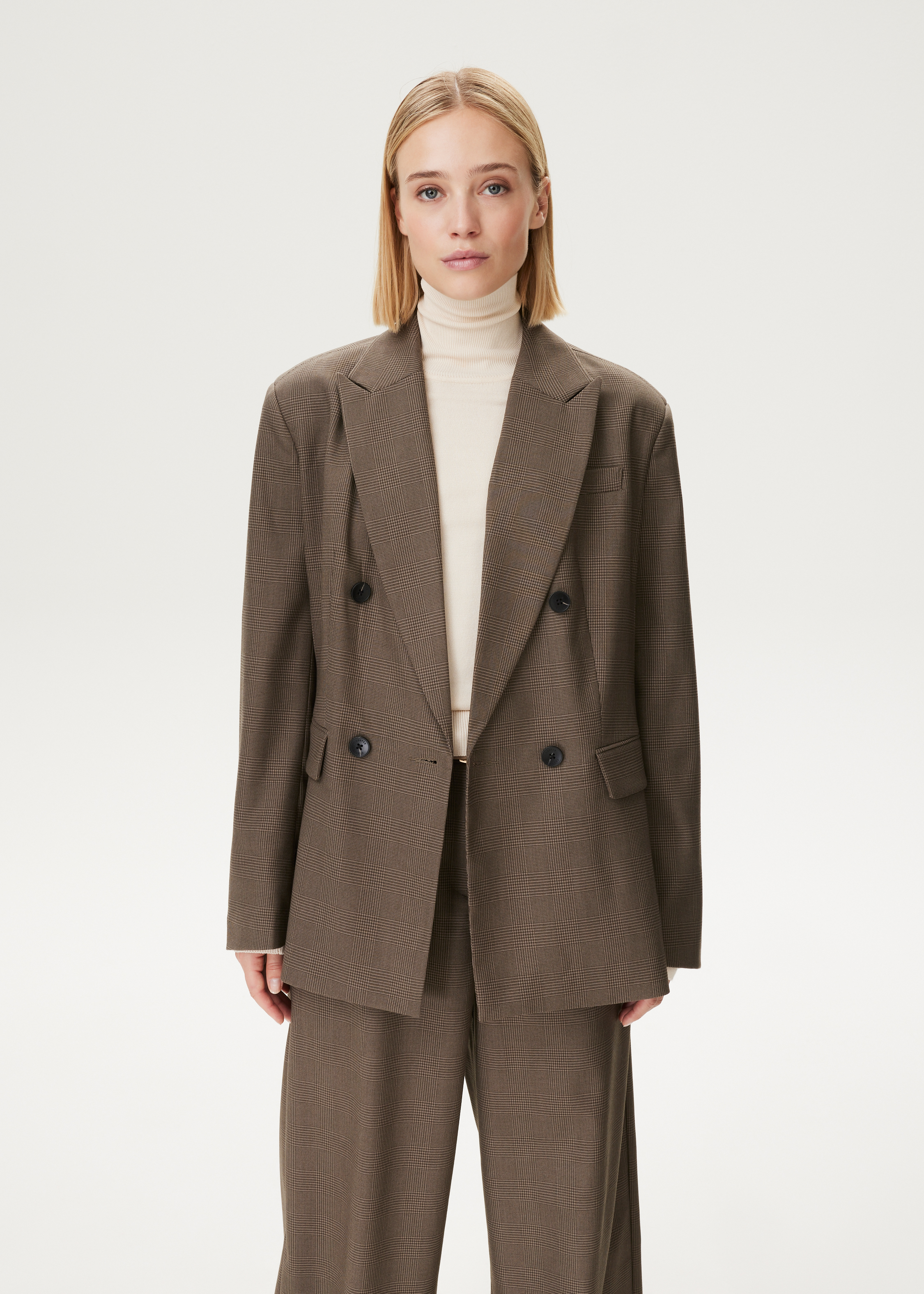 Geruite blazer