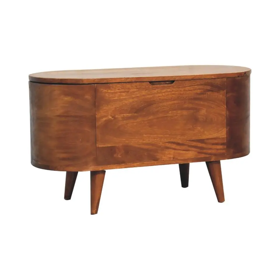 Massief Houten Kastanjendoos Dressoir