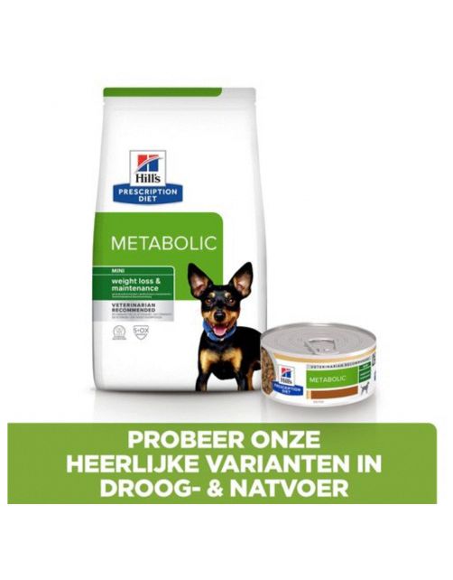 Hill's Prescription Diet Metabolic Mini Weight Management Zak Kip - Hondenvoer