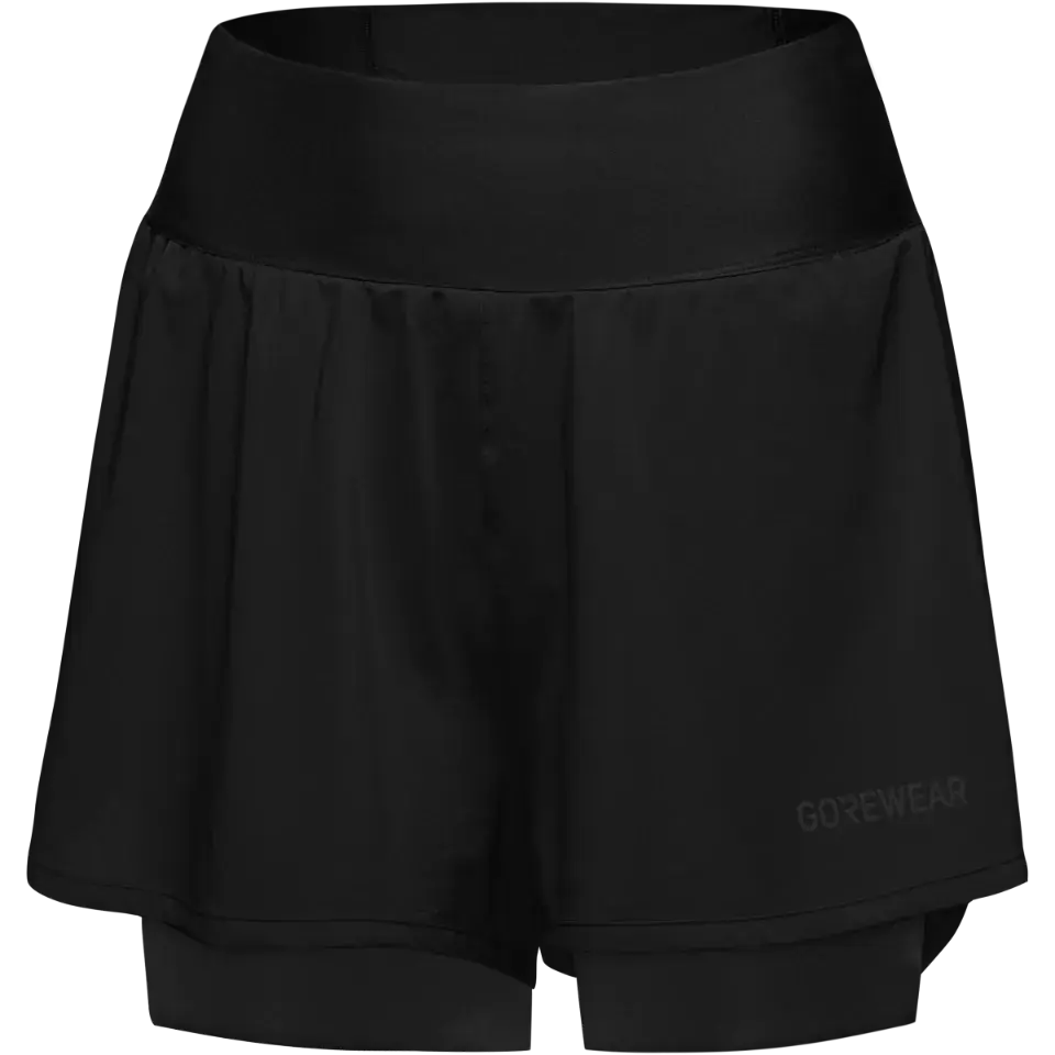 GORE Wear Concurve 2in1 Hardloopbroek Kort Zwart Dames