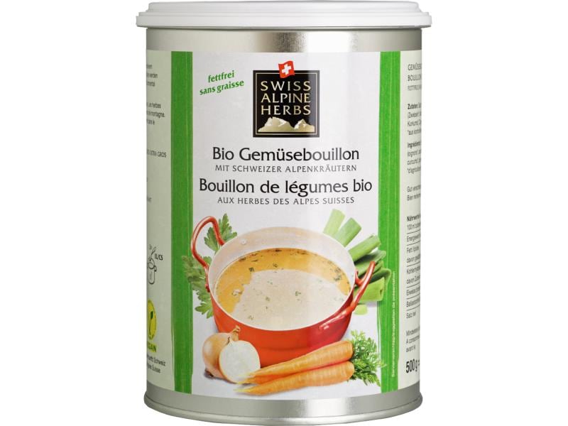 Swiss Alpine Herbs Gemüse-Bouillon   Bio Dose 500 g Bio Gemüsebouillon