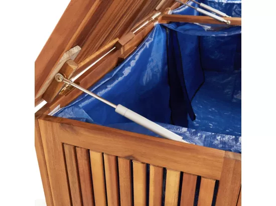 Coffre boîte meuble de bois marron 200 x 80 x 75 cm 02_0013020