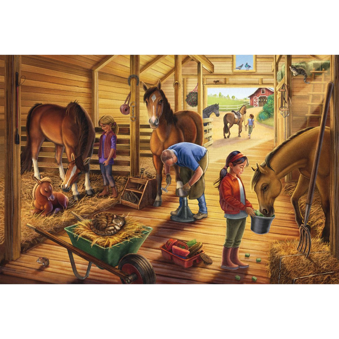 Puzzle Set - Meine Lieblingspferde - 3 x 48 Teile
