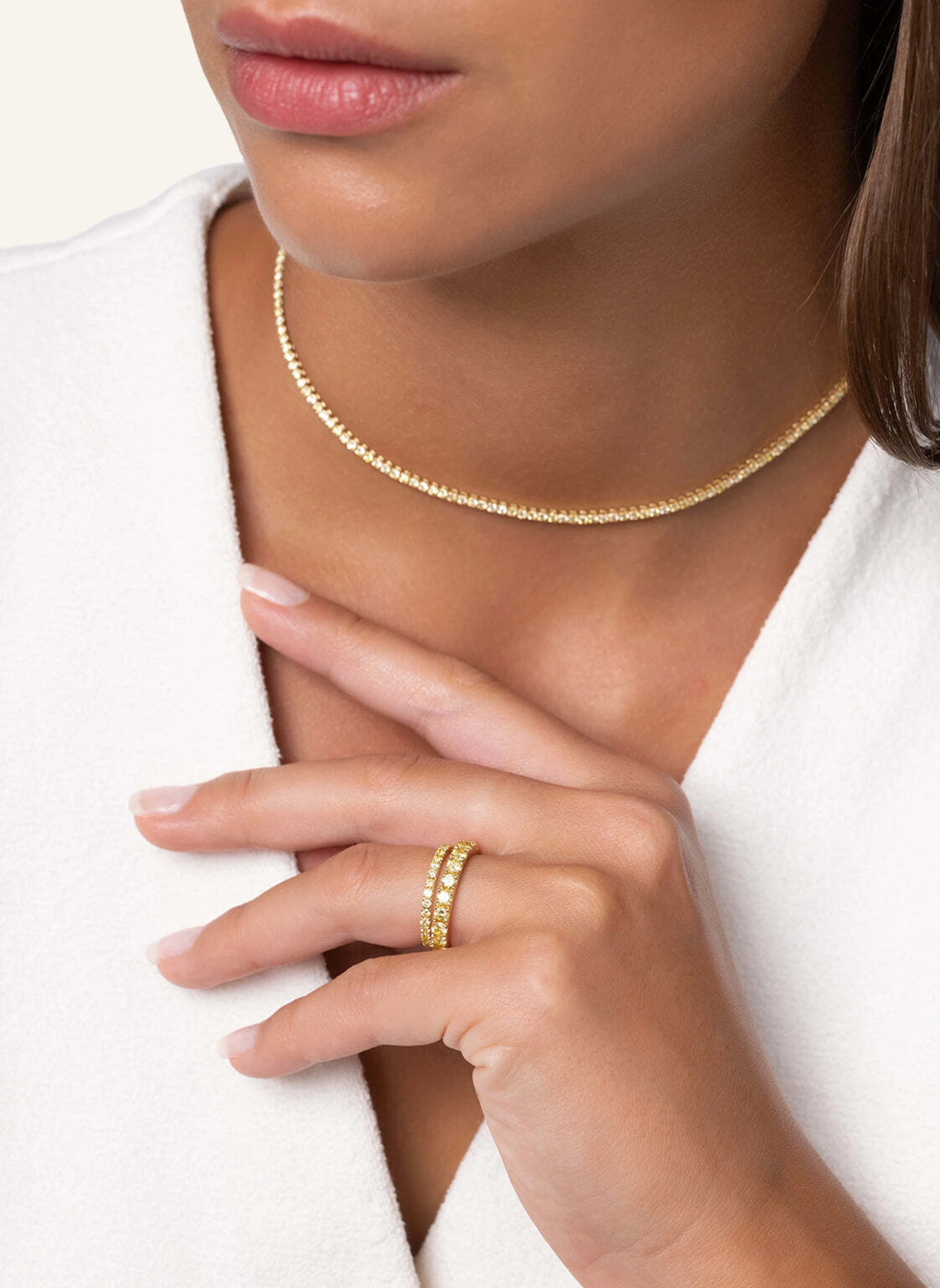 VEYNOU Ring MEMORY aus 18 Karat Gelbgold und 2,20ct. lab-grown Gelben Diamanten
